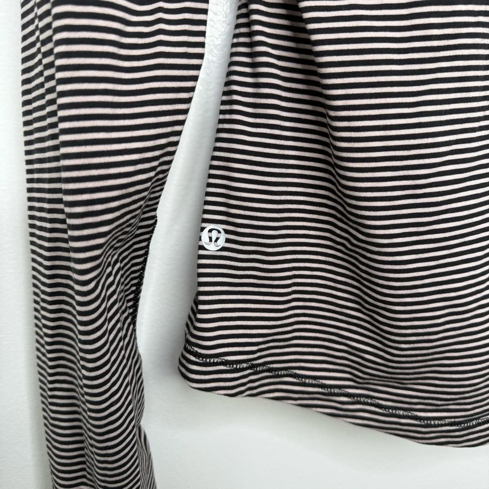 LULULEMON Sunset Salutation Striped Long Sleeve Wrap Top
